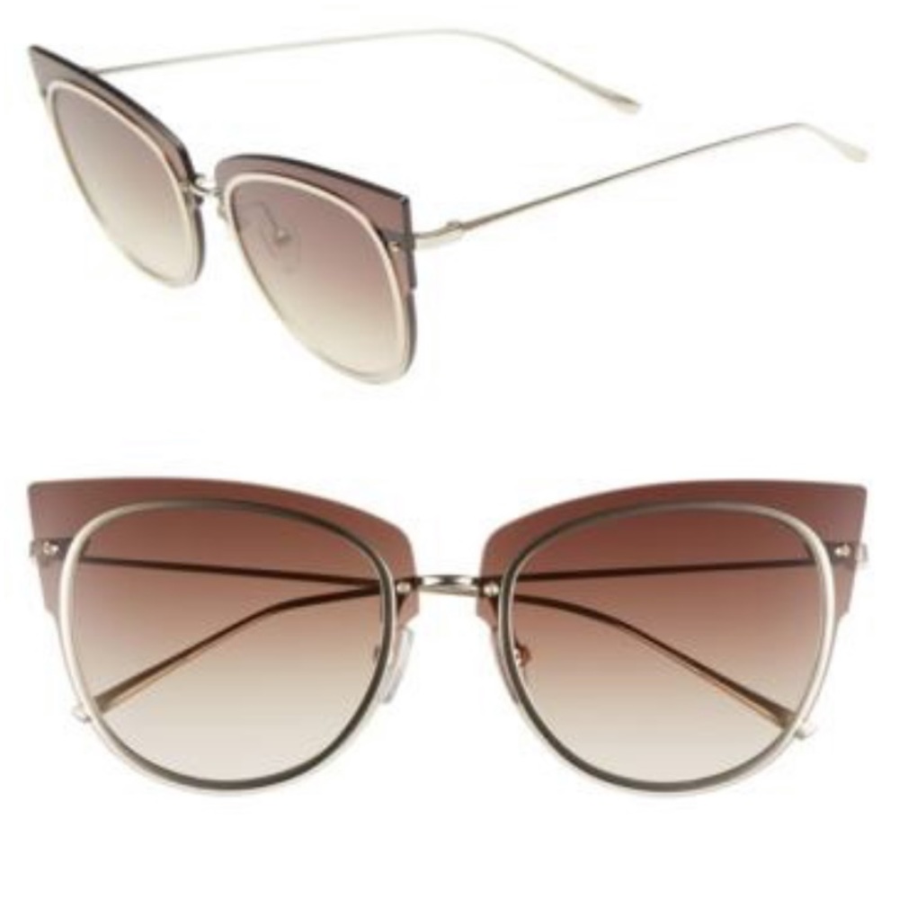 Demi x DIFF rimless sunglasses